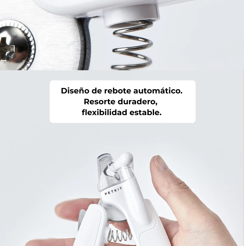 Cortauñas Profesional para Mascotas con Luz LED y Batería