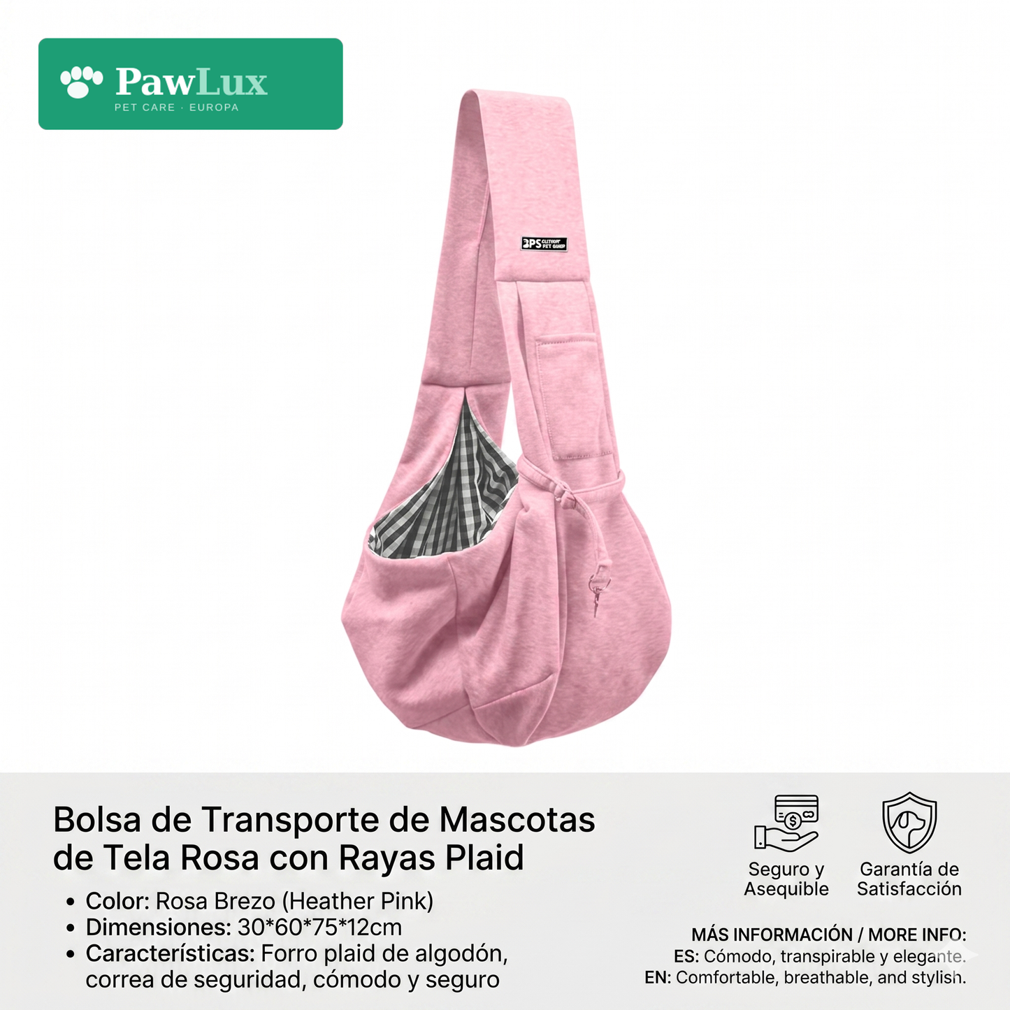 Bolso Transportín para Mascotas — Paseos y Viajes